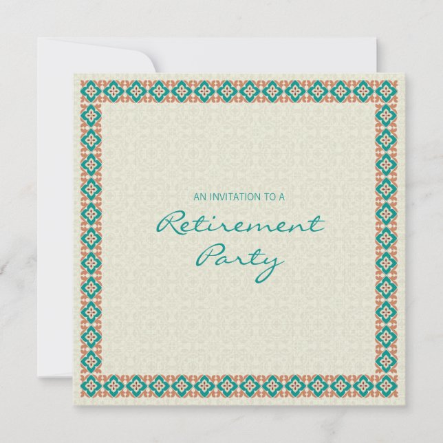 Motifs et frontières 3 Retraite Invitation (Devant)