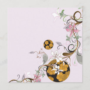 Motifs japonais Invitation