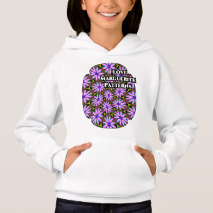 Motifs marguerite violet