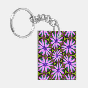 Motifs marguerite violet