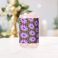 Motifs marguerite violet