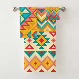 Motifs mexicains de tapis aztèques
