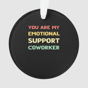 Motion Help Coworker Trending Meme Ornament