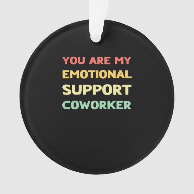 Motion Help Coworker Trending Meme Ornament (Vorderseite)