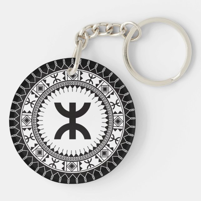 Motiv: Amazigh z imazighen Schlüsselanhänger (Rückseite)
