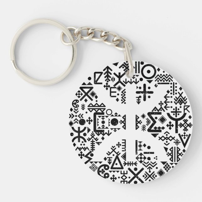 Motiv: Amazigh z imazighen Schlüsselanhänger (Vorderseite)