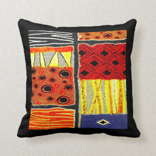 Motiv für afrikanische Patchwork-Motive Kissen