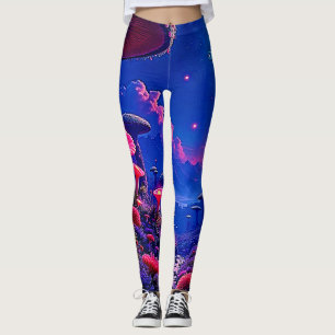 Motiv für die Pilzforst-Nacht Leggings