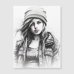 Motiv: Grunge Magnetkarte