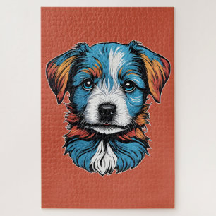 Motiv: Kleiner blauer Hund