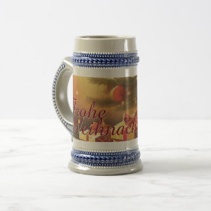 Motiv, mit Geschenken unterm Weihnachtsbaum 37016 Bierglas