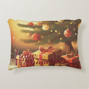 Motiv, mit Geschenken unterm Weihnachtsbaum 37016 Dekokissen