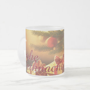 Motiv, mit Geschenken unterm Weihnachtsbaum 37016 Mattglastasse