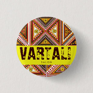 Motiv-Muster Vartali runder Knopf Button