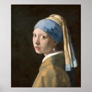 Motiv: Woman - 1665 Girl with a Pearl Earring Poster