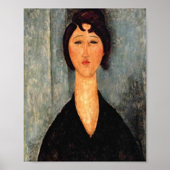 Motiv: Woman Modigliani Poster (Vorne)