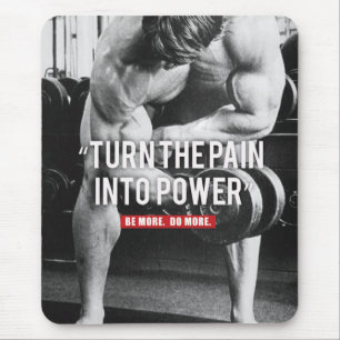 Motivaitonal Fitness-Turnhalle Mousepad