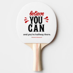 Motivanional Ping Pong Paddle Tischtennis Schläger