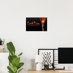 Motivation Affirmation "Savor the momente" Poster