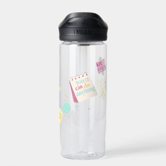 Motivation and positive vibes trinkflasche