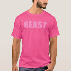 Motivation der Bestie Gym Pink Fitness Workout S T-Shirt