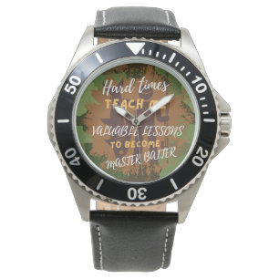 Motivation der Fischerei Armbanduhr