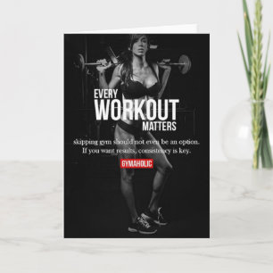 Motivation der Frau - Jede Art von Training ist wi Karte