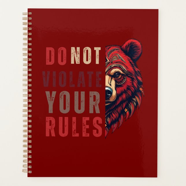 Motivation | Devisenorientierung | Bär Planer (Vorderseite)