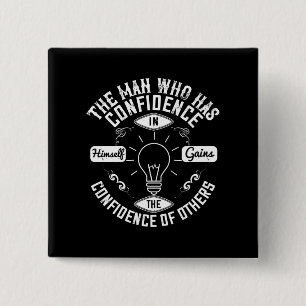 Motivation, die Selbstvertrauen hat Button