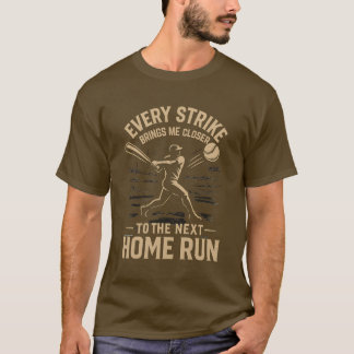 Motivation du baseball T-shirt homme