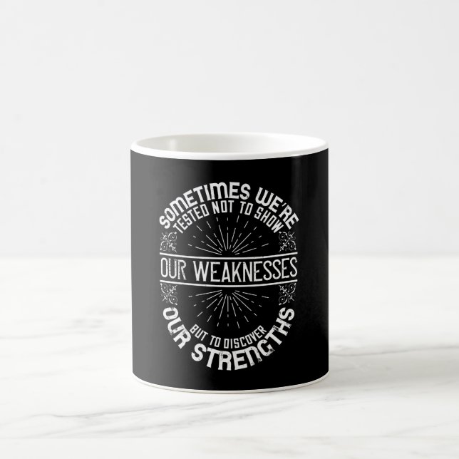 Motivation - Entdecken Sie unsere Stärken Kaffeetasse (Mittel)