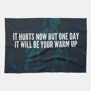 Motivation für Frauenarbeit - Hurts Now, Aufwärmen Küchentuch