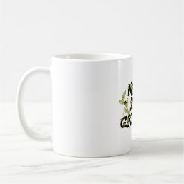 Motivation hört nie auf zu wachsen kaffeetasse