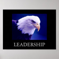 Motivation Leadership Eagle Eyes Poster