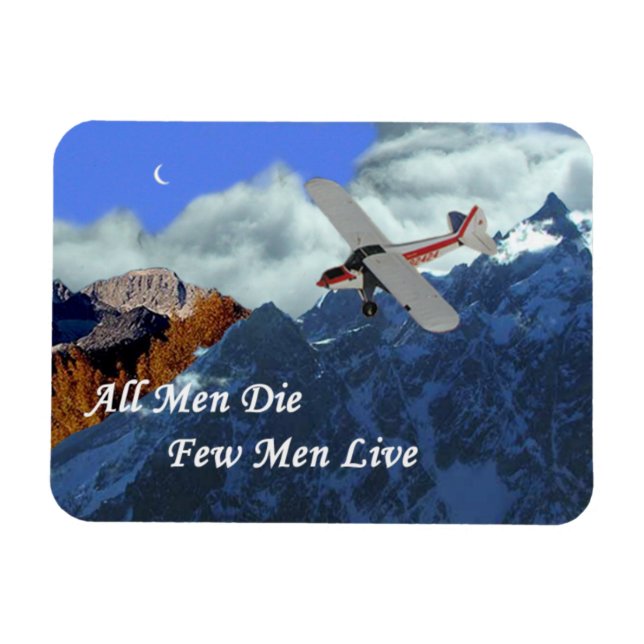 Motivation Magnet, Pilot und Luftfahrt Magnet (Horizontal)