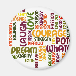 Motivation Mots #1 aimant réfrigérateur