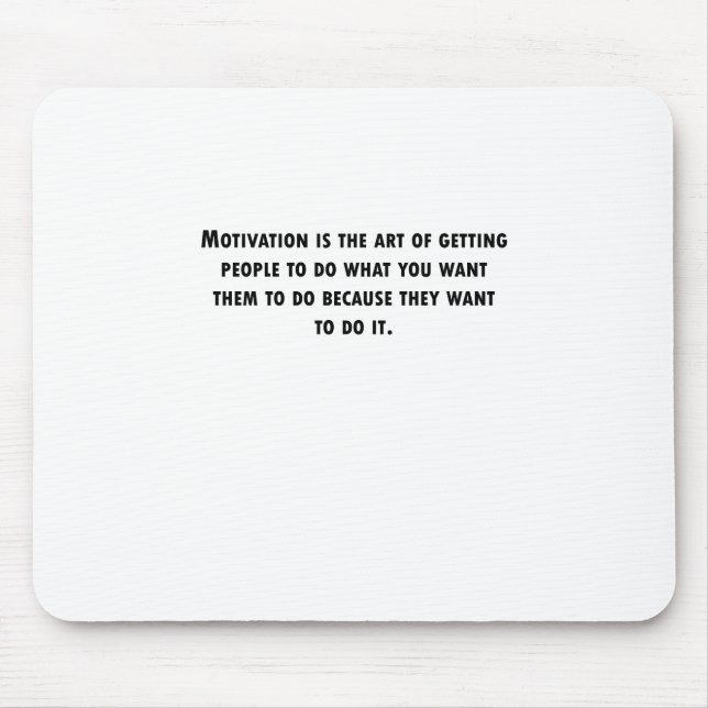 Motivation Mousepad (Vorne)
