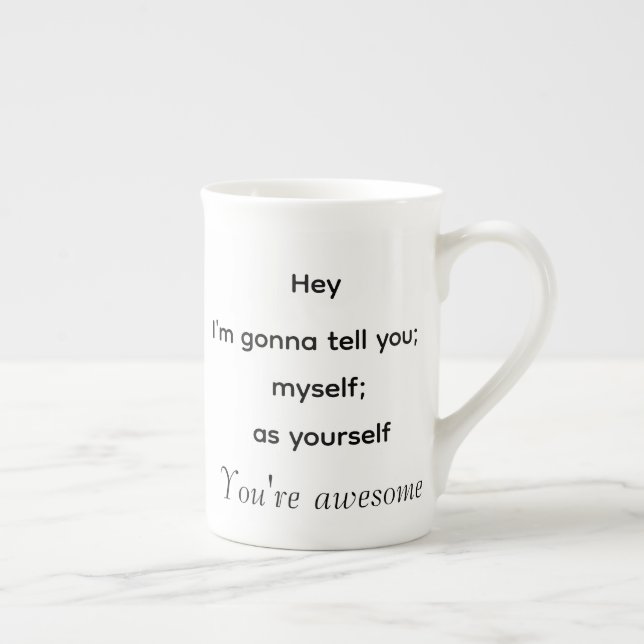 Motivation mug prozellantasse (Rechts)