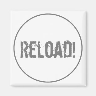 Motivation Neu Laden Inspiration Kühlschrankmagnet