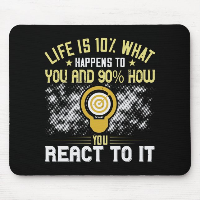 Motivation - Nicht, ob Sie geknackt werden Mousepad (Vorne)