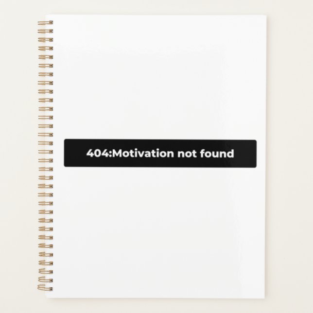 Motivation Planer (Vorderseite)