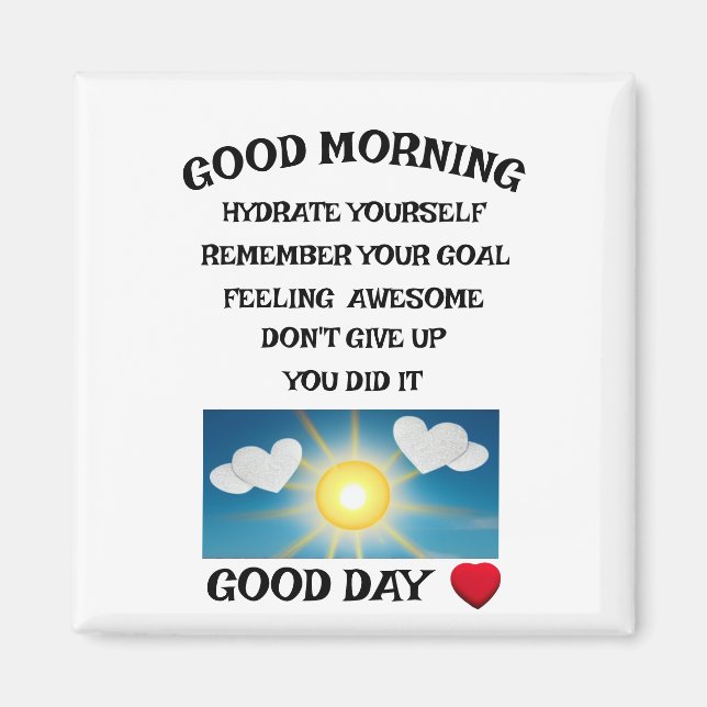 Motivation positiv magnet (Vorne)