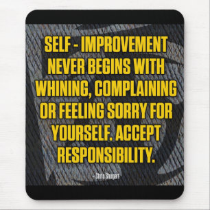 Motivation - Selbstverbesserung - Inspiration Mousepad