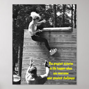 MOTIVATION surmonter les obstacles poster