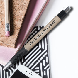 Motivation und Selbstbewusstsein - ich mache mein  Kugelschreiber