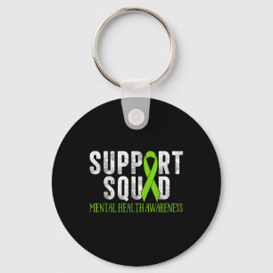 Motivation Unterstützung Squad Mental Health Aware Schlüsselanhänger