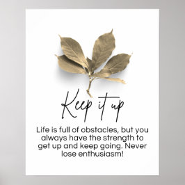 Motivation Zitat Poster, Boho Office Decor Poster