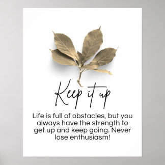 Motivation Zitat Poster, Boho Office Decor Poster