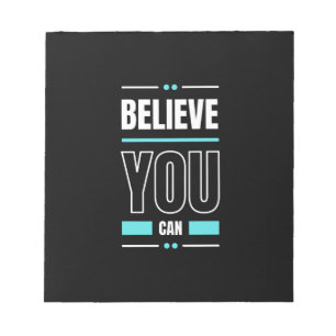 Motivation Zitat Trendy und positiver Text Notizblock