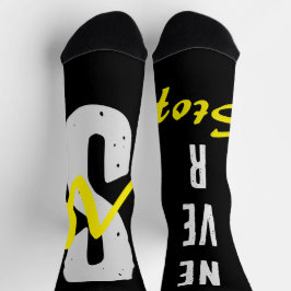 Motivational Crew Socks Positive Energy Streetwear Socken